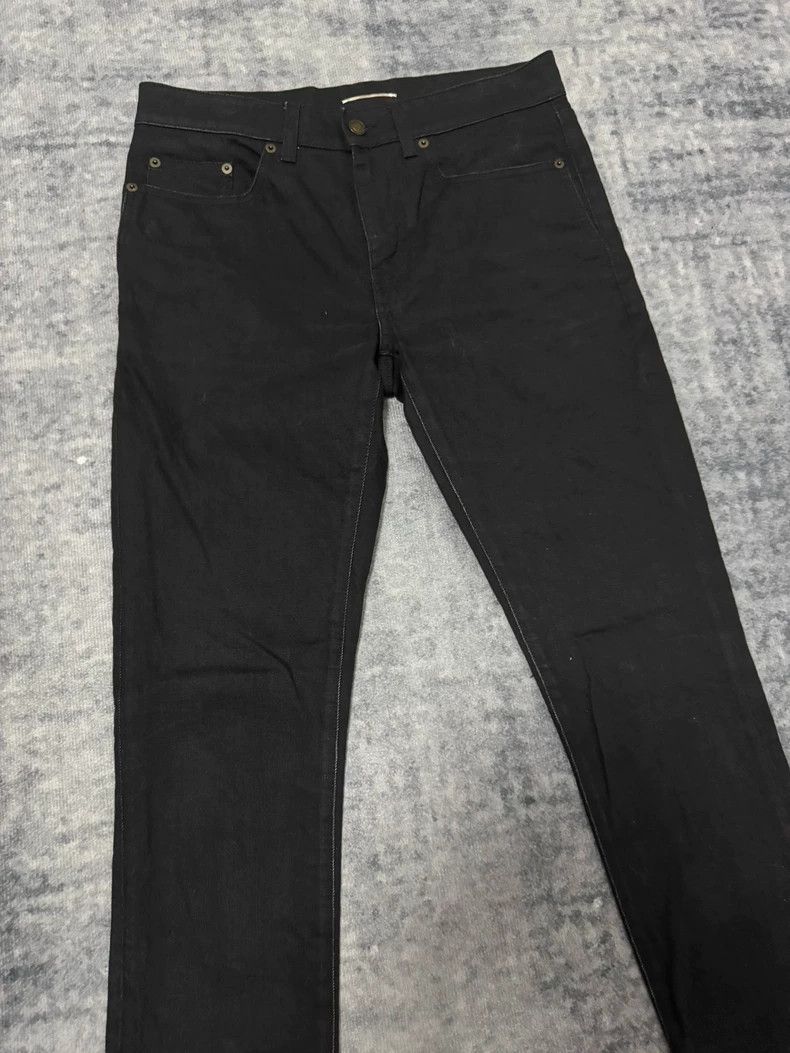 Saint Laurent Paris Saint Laurent Black Stretch Denim Pants Size US 30 / EU 46 - 3 Thumbnail