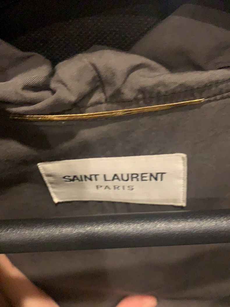 Saint Laurent Paris Saint Laurent Green Fringe Cape with Suede Trim Size US XS / EU 42 / 0 - 4 Thumbnail