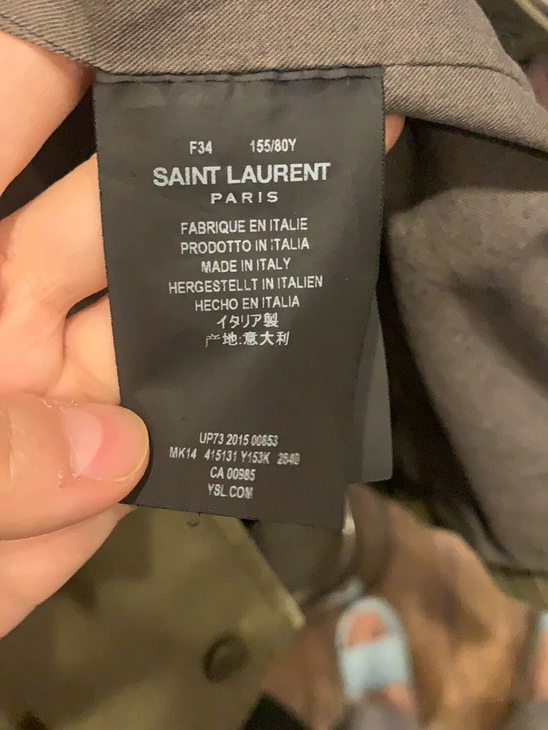 Saint Laurent Paris Saint Laurent Green Fringe Cape with Suede Trim Size US XS / EU 42 / 0 - 3 Thumbnail