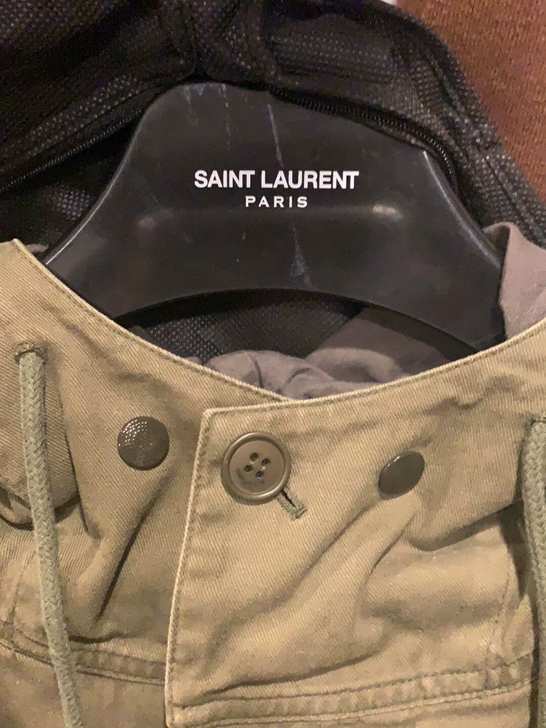 Saint Laurent Paris Saint Laurent Green Fringe Cape with Suede Trim Size US XS / EU 42 / 0 - 2 Thumbnail