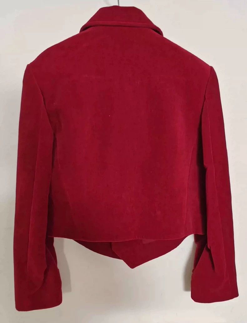 Saint Laurent Paris Saint Laurent Red Court Jacket FR42 Size Size US M / EU 48-50 / 2 - 3 Thumbnail