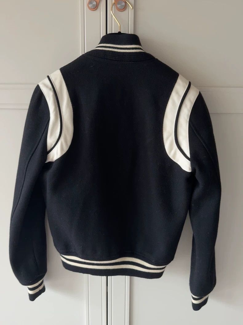 Saint Laurent Paris Saint Laurent Black and White Baseball Jacket Size US M / EU 48-50 / 2 - 2 Thumbnail