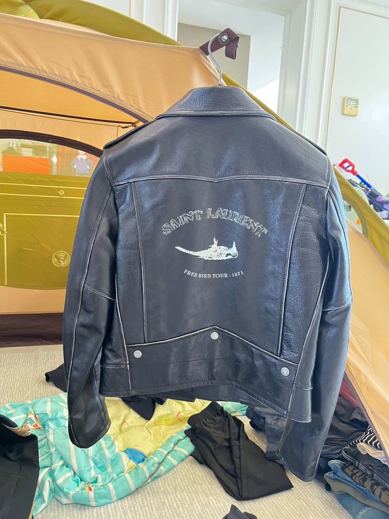 Saint Laurent Paris Saint Laurent Women's Leather Jacket, Never Worn Size US M / EU 48-50 / 2 - 2 Thumbnail