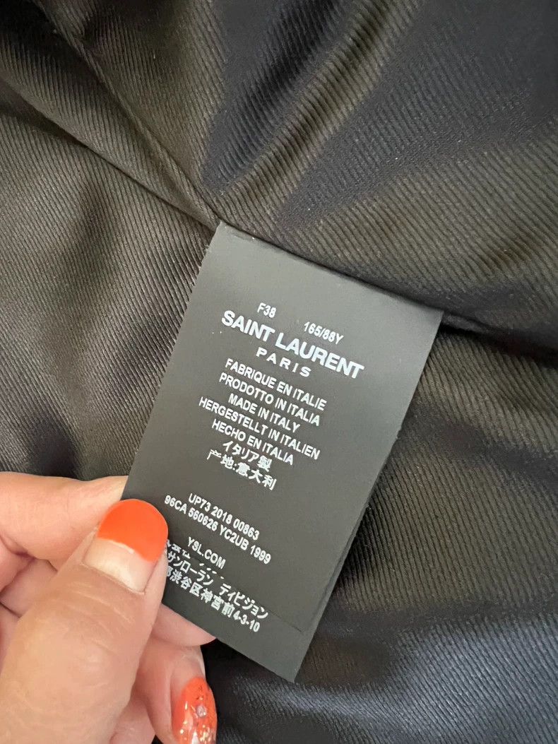 Saint Laurent Paris Saint Laurent Women's Leather Jacket, Never Worn Size US M / EU 48-50 / 2 - 7 Thumbnail
