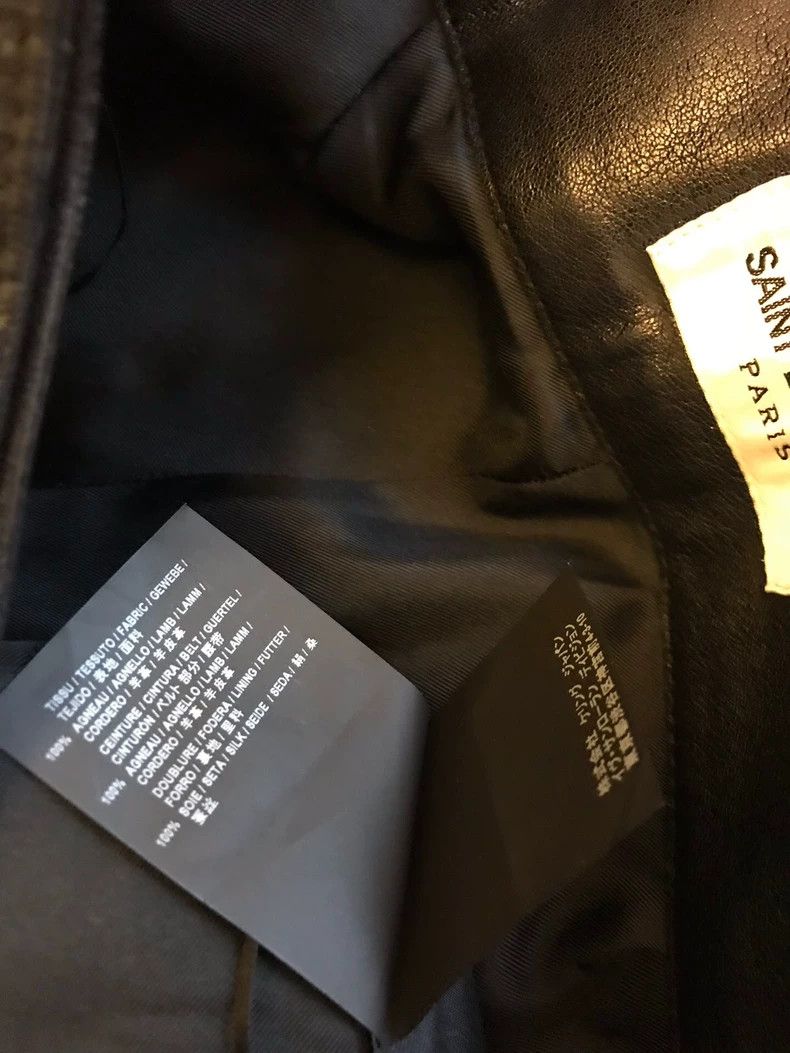 Yves Saint Laurent Black Leather Pants by Saint Laurent Size US 38 / EU 54 - 6 Thumbnail