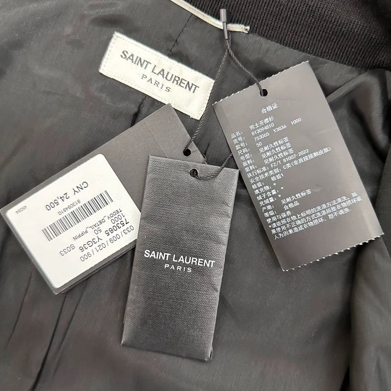 Yves Saint Laurent Saint Laurent Color Block Baseball Jacket Size US M / EU 48-50 / 2 - 4 Thumbnail