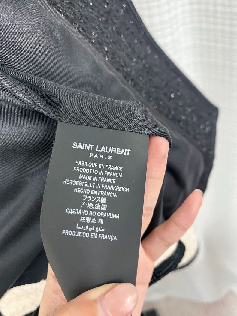 Saint Laurent Paris Saint Laurent Black and White Jacket Size US S / EU 44-46 / 1 - 3 Thumbnail