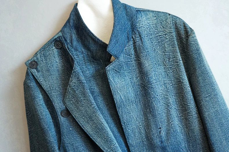 Yohji Yamamoto Yohji Yamamoto Blueish Denim Jacket Size US L / EU 52-54 / 3 - 4 Thumbnail