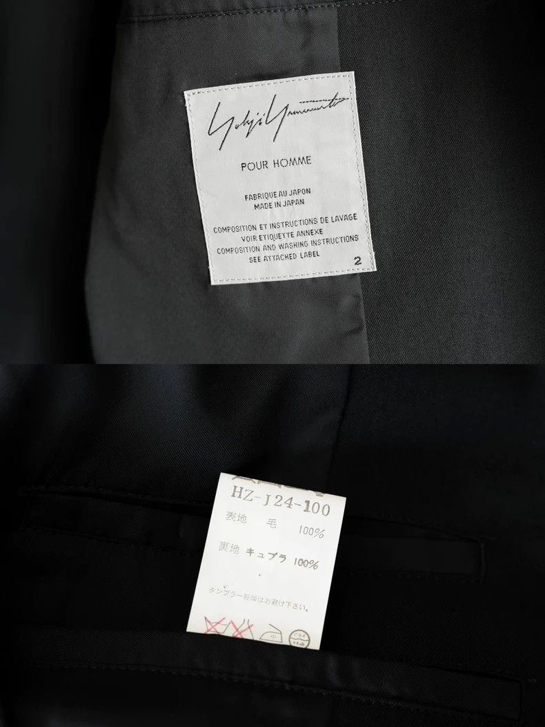 Yohji Yamamoto Yohji Yamamoto Black Jacket with Ribbon Detail Size US M / EU 48-50 / 2 - 7 Thumbnail