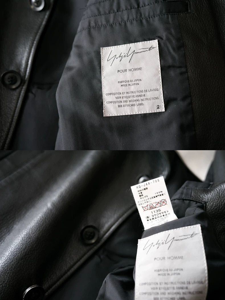 Yohji Yamamoto Yohji Yamamoto Leather Multi-Pocket Jacket Size US M / EU 48-50 / 2 - 6 Thumbnail