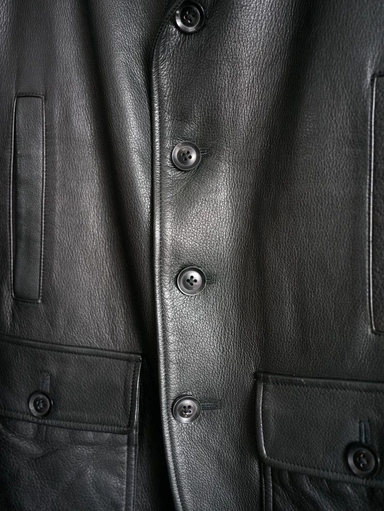 Yohji Yamamoto Yohji Yamamoto Leather Multi-Pocket Jacket Size US M / EU 48-50 / 2 - 5 Thumbnail