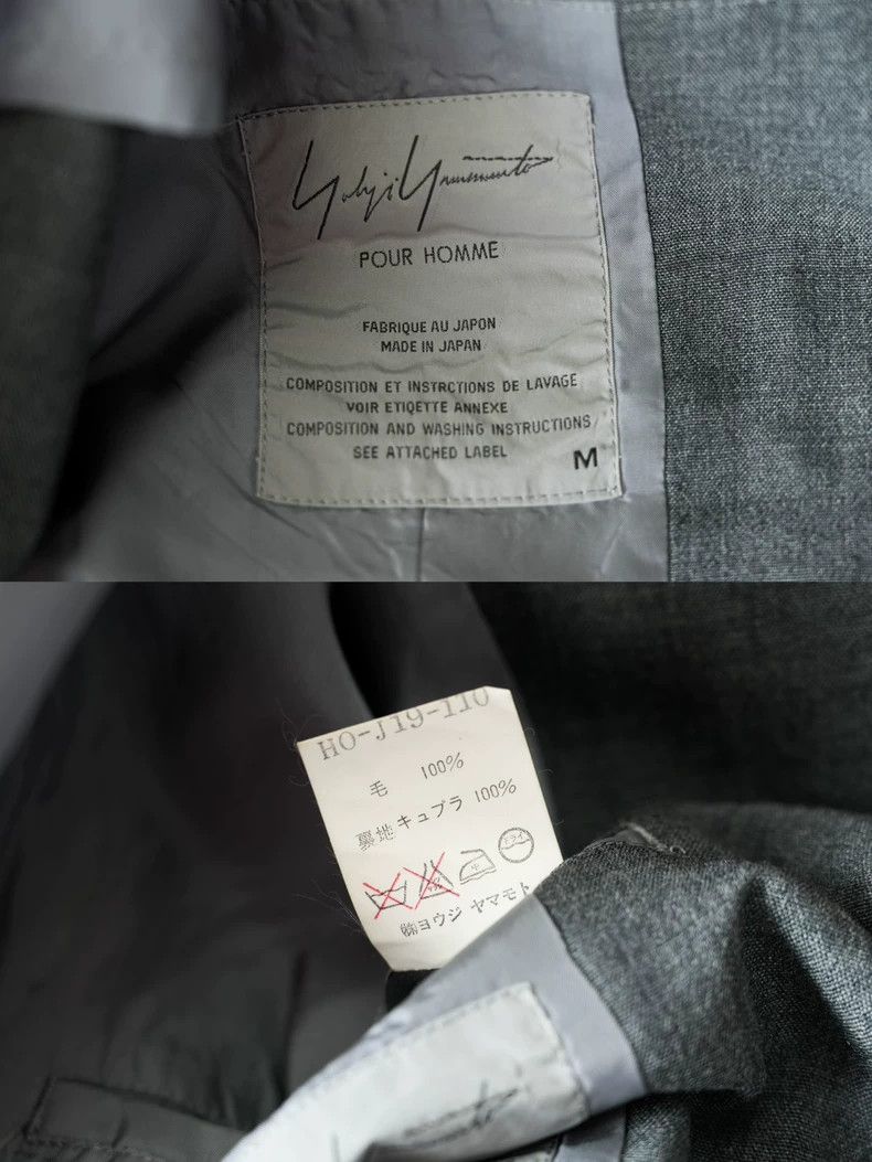 Yohji Yamamoto Yohji Yamamoto Gray 5B Jacket Size US M / EU 48-50 / 2 - 6 Thumbnail