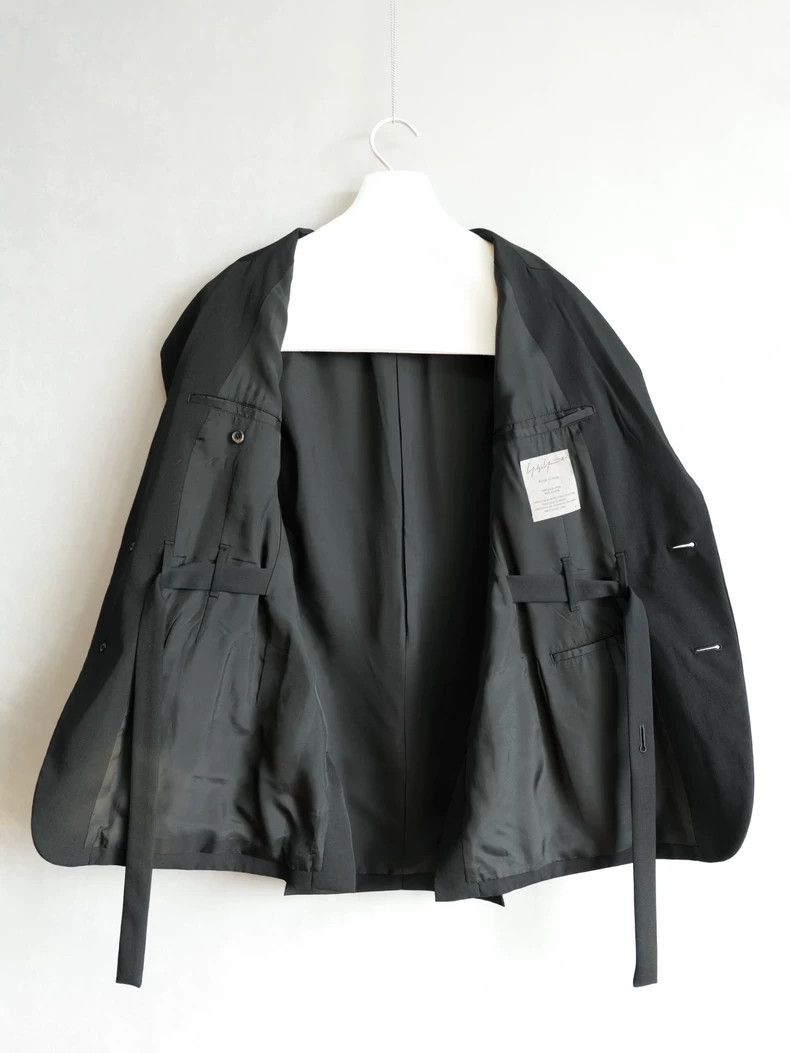 Yohji Yamamoto Yohji Yamamoto Black Jacket with Ties Size US S / EU 44-46 / 1 - 3 Thumbnail