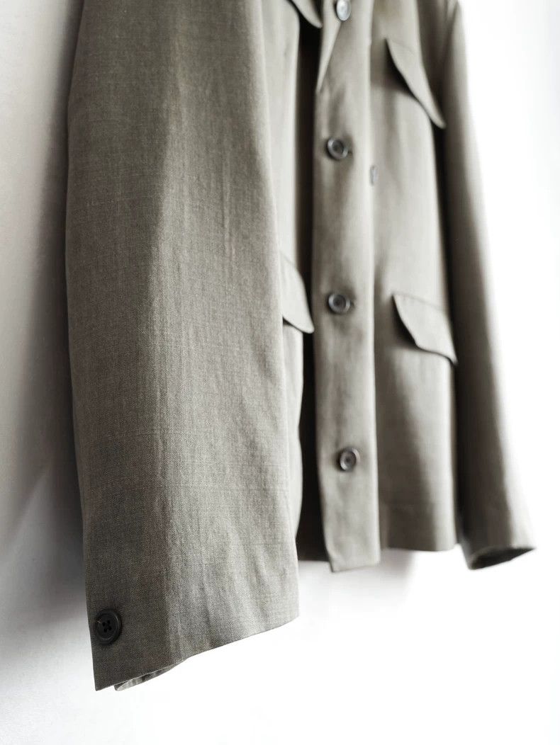 Yohji Yamamoto Double Breasted Jacket in Cement Gray Size US M / EU 48-50 / 2 - 5 Thumbnail