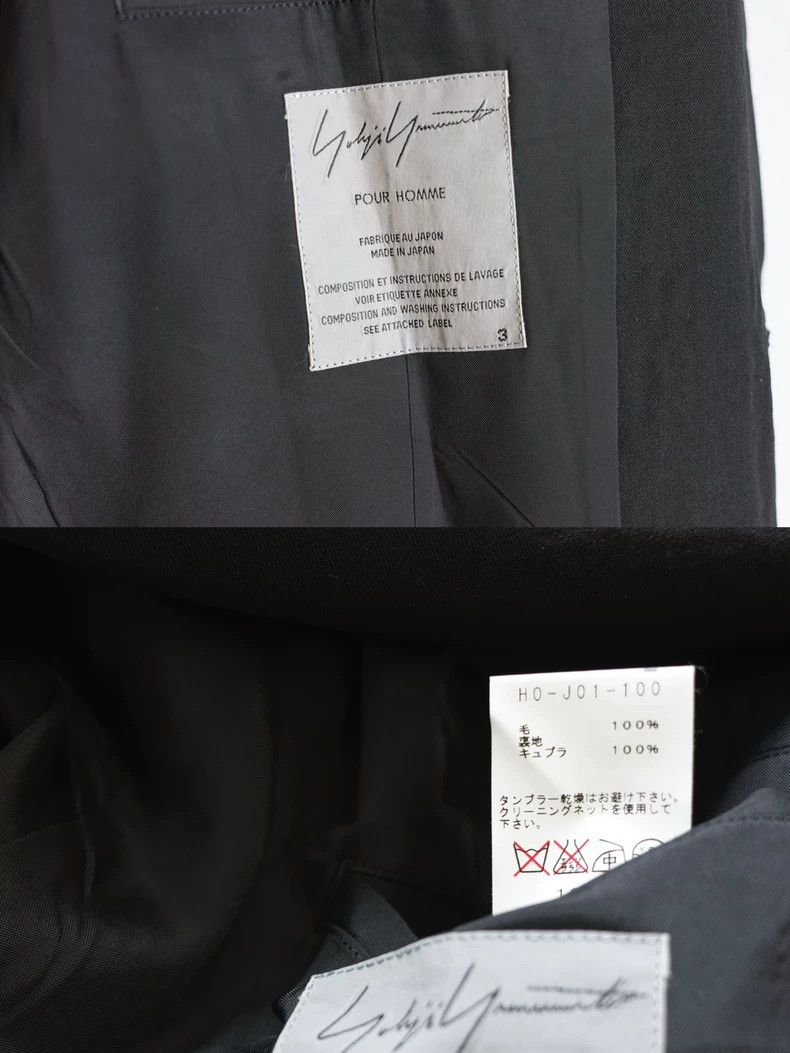 Yohji Yamamoto Yohji Yamamoto Deconstructed Collar Jacket Size US M / EU 48-50 / 2 - 8 Thumbnail