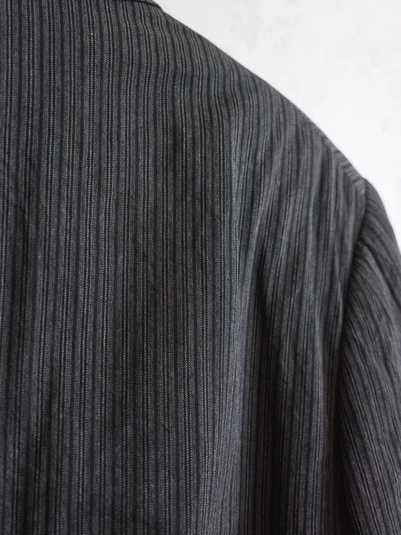 Yohji Yamamoto Yohji Yamamoto Striped Blended Jacket Size US S / EU 44-46 / 1 - 4 Thumbnail