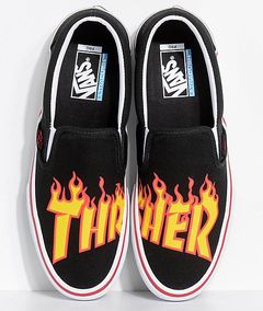 Vans thrasher slip outlet on pro checkerboard