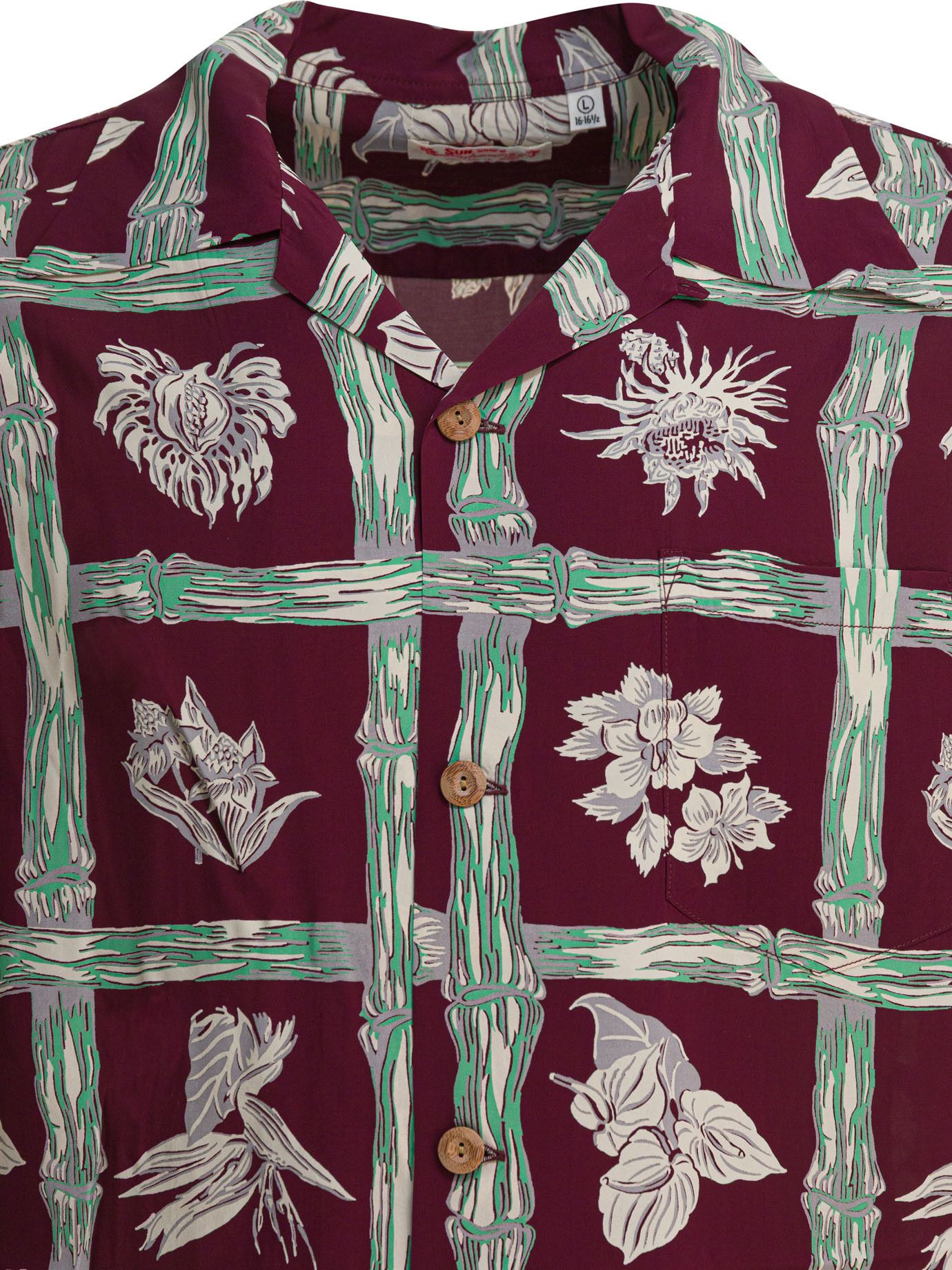 Sun Surf Island Plants Shirt Size US L / EU 52-54 / 3 - 3 Thumbnail