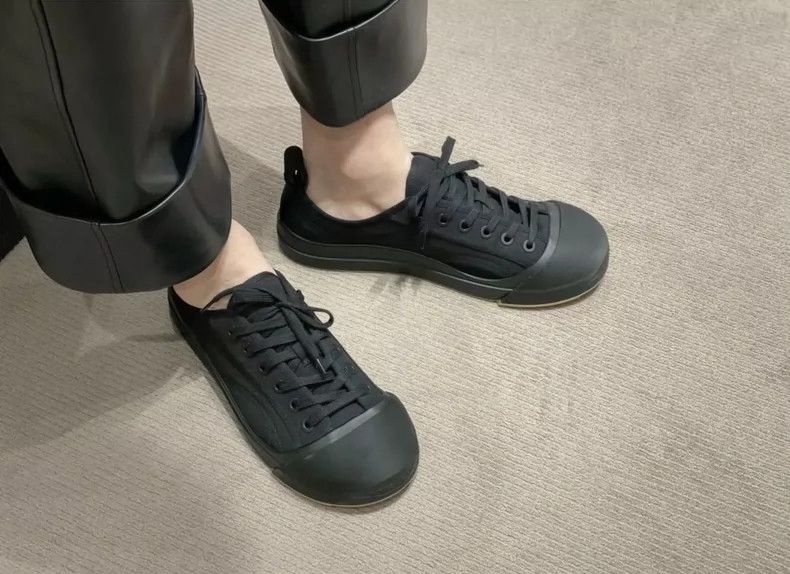 Bottega Veneta New BV Low-top Black Casual Shoes Size US 6.5 / EU 39-40 - 6 Thumbnail