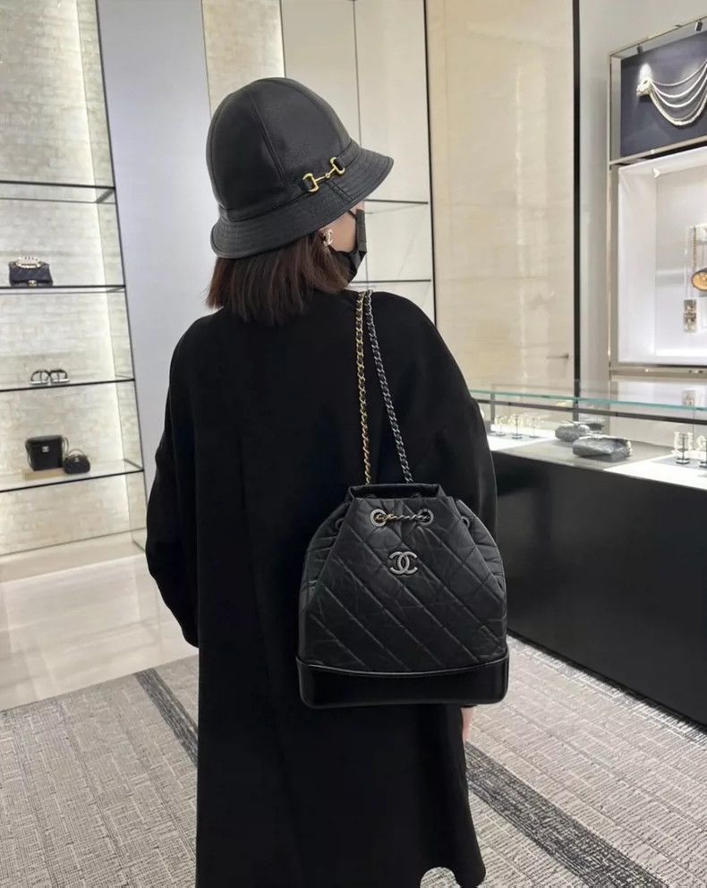 Gucci GUCCI Black Leather Fisherman Hat Size ONE SIZE - 5 Thumbnail