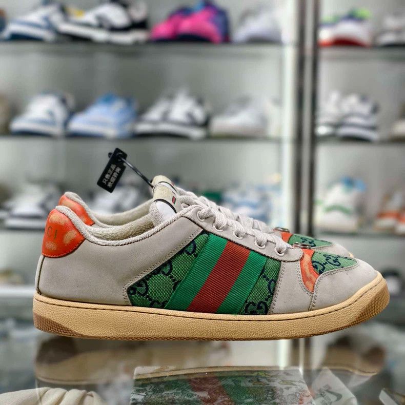 Gucci Gucci Green Orange Sneakers UK8 Size US 10 / EU 43 - 3 Thumbnail