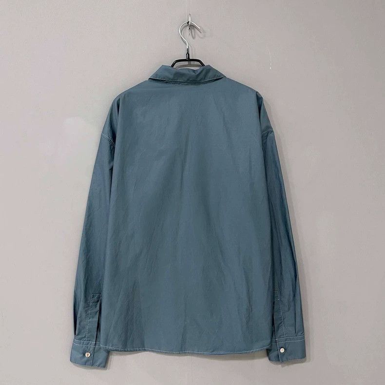 Hermes Peacock Green Shirt by Hermes Size US L / EU 52-54 / 3 - 3 Thumbnail