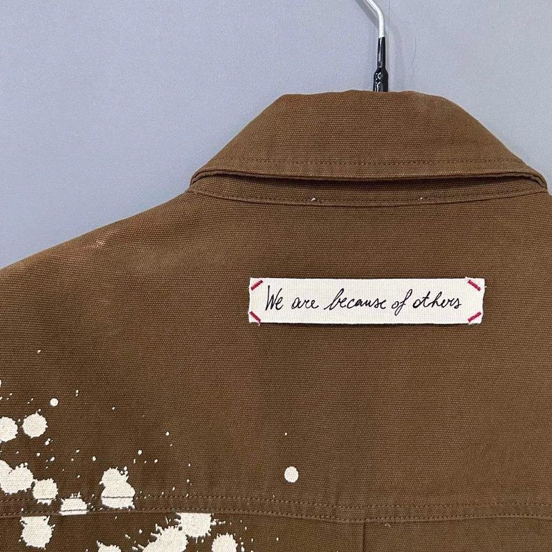 Valentino Monkey Print Oversized Brown Jacket Size US L / EU 52-54 / 3 - 4 Thumbnail