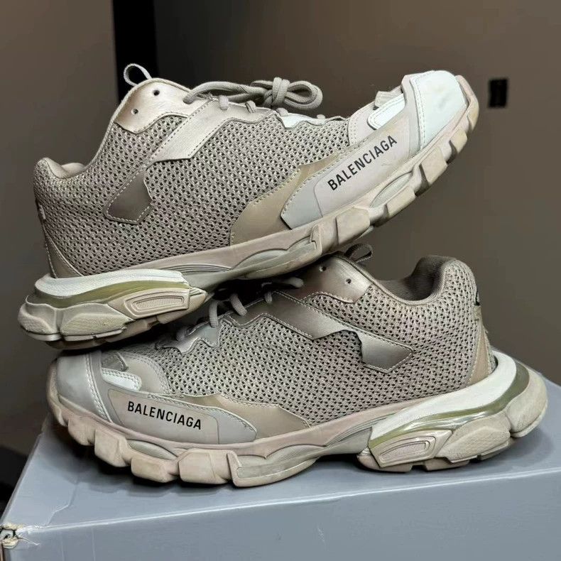 Balenciaga Balenciaga Track 3.0 Gray Sneakers Size US 10.5 / EU 43-44 - 4 Thumbnail