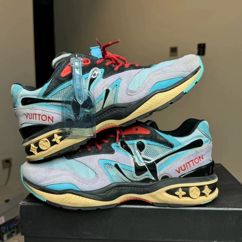 Louis Vuitton LV Trail Sneakers with Unique Color Scheme Size US 10 / EU 43 - 3 Thumbnail