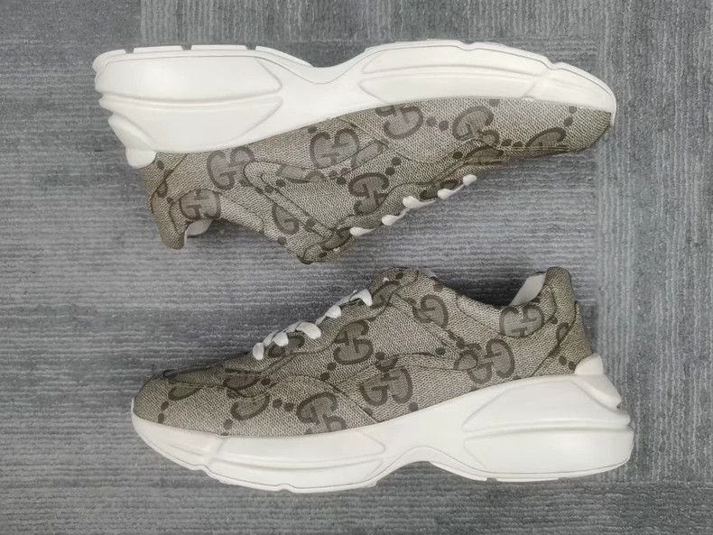 Gucci Gucci Logo Patterned Dad Sneakers Size 10 Size US 10 / EU 43 - 5 Thumbnail