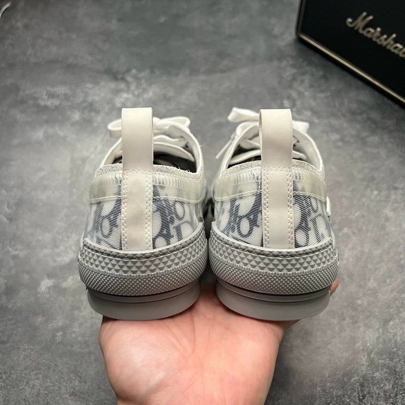 Dior DIOR B23 Gray White Blue Sneakers Size US 7 / EU 40 - 5 Thumbnail