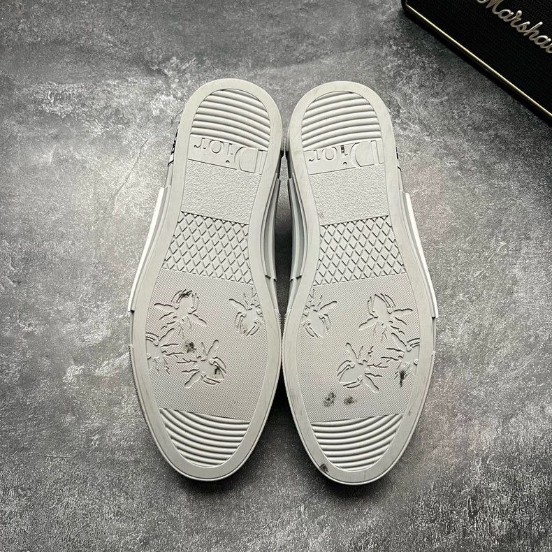Dior DIOR B23 Gray White Blue Sneakers Size US 7 / EU 40 - 6 Thumbnail