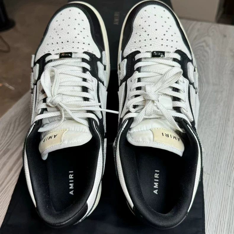 Amiri Amiri Black and White Sneakers Size 43 Size US 10 / EU 43 - 4 Thumbnail