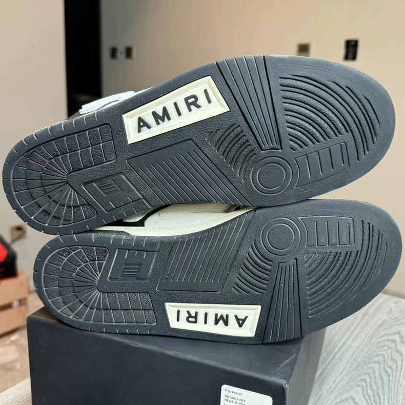 Amiri Amiri Black and White Sneakers Size 43 Size US 10 / EU 43 - 6 Thumbnail