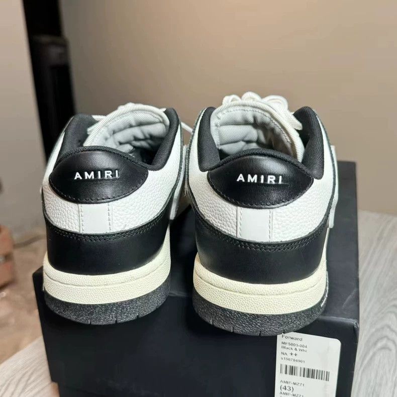 Amiri Amiri Black and White Sneakers Size 43 Size US 10 / EU 43 - 5 Thumbnail