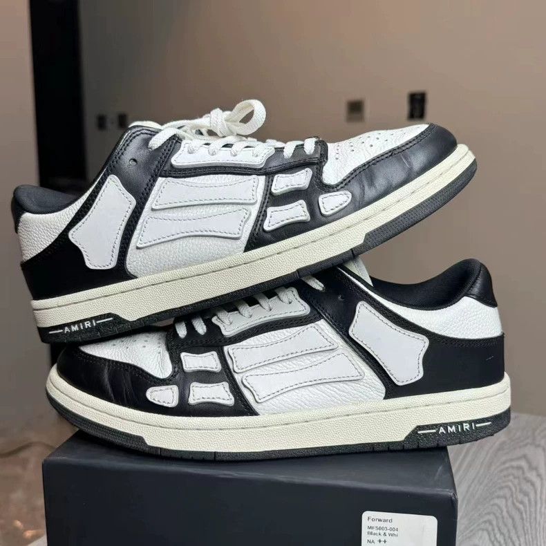 Amiri Amiri Black and White Sneakers Size 43 Size US 10 / EU 43 - 2 Thumbnail