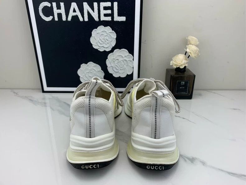 Gucci Gucci White Sports Sneakers Size 40.5 Size US 10.5 / EU 43-44 - 2 Thumbnail