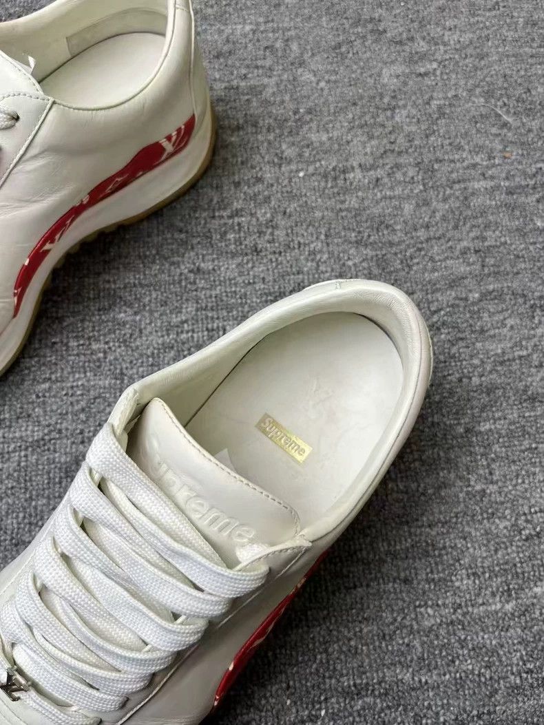 Louis Vuitton LV Supreme Collaborative Limited Edition Sneakers Size US 8.5 / EU 41-42 - 2 Thumbnail