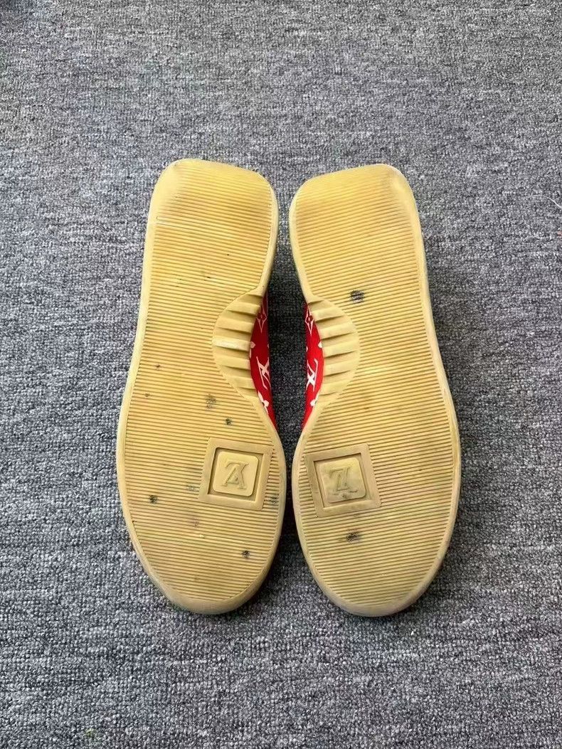 Louis Vuitton LV Supreme Collaborative Limited Edition Sneakers Size US 8.5 / EU 41-42 - 6 Thumbnail
