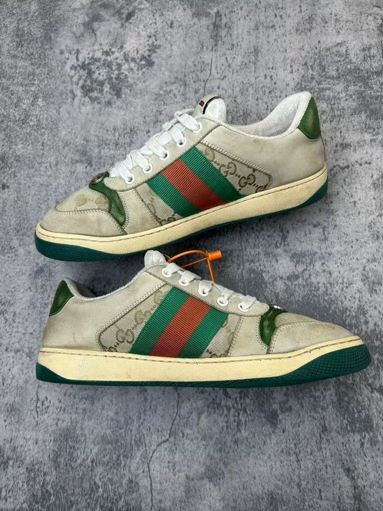 Gucci Gucci Dirty Sneakers Vintage Style Size US 8.5 / EU 41-42 - 3 Thumbnail