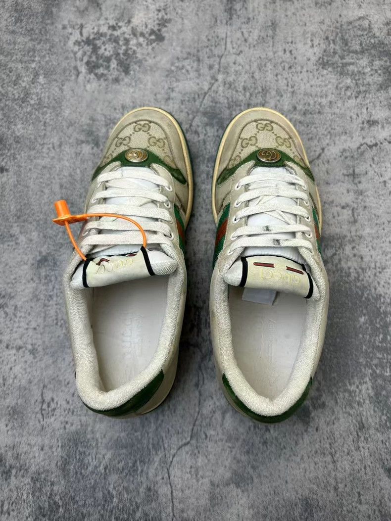Gucci Gucci Dirty Sneakers Vintage Style Size US 8.5 / EU 41-42 - 4 Thumbnail
