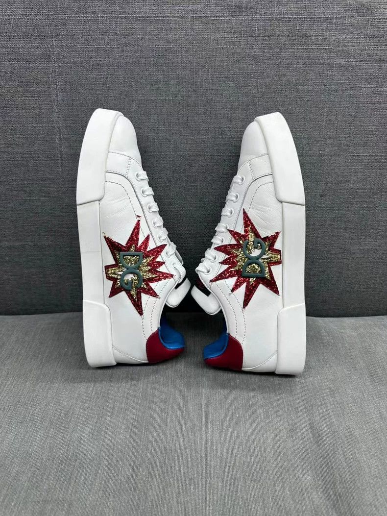 Dolce & Gabbana D&G Dolce Gabbana White Sneakers Size 39 Size US 8 / EU 41 - 4 Thumbnail