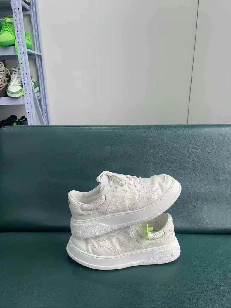 Gucci Gucci White Sneakers Size 42.5 Very New Size US 9.5 / EU 42-43 - 6 Thumbnail