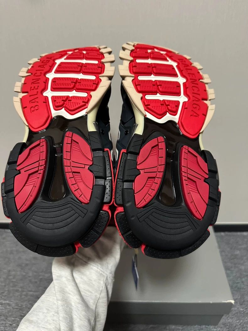 Balenciaga Balenciaga Track 3.0 Black Red Sneakers Size US 9 / EU 42 - 6 Thumbnail