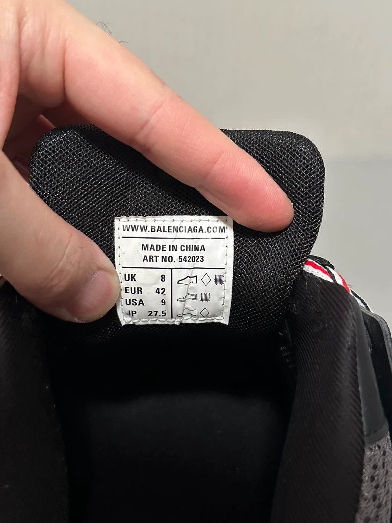 Balenciaga Balenciaga Track 3.0 Black Red Sneakers Size US 9 / EU 42 - 7 Thumbnail