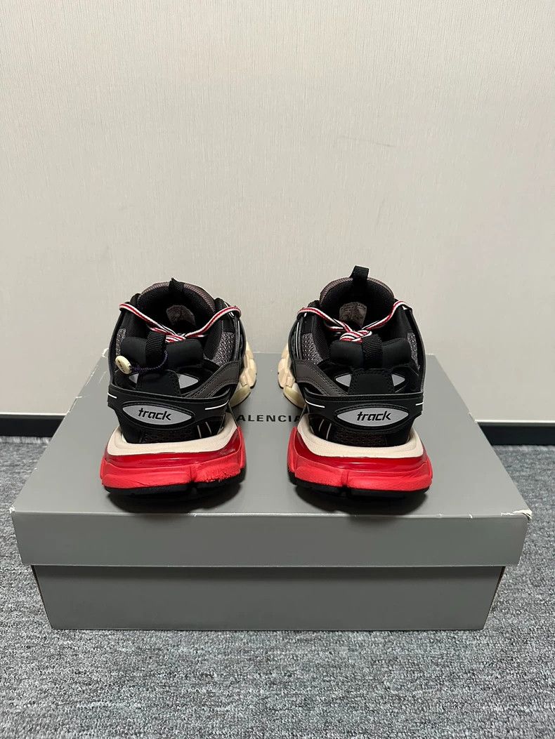 Balenciaga Balenciaga Track 3.0 Black Red Sneakers Size US 9 / EU 42 - 3 Thumbnail