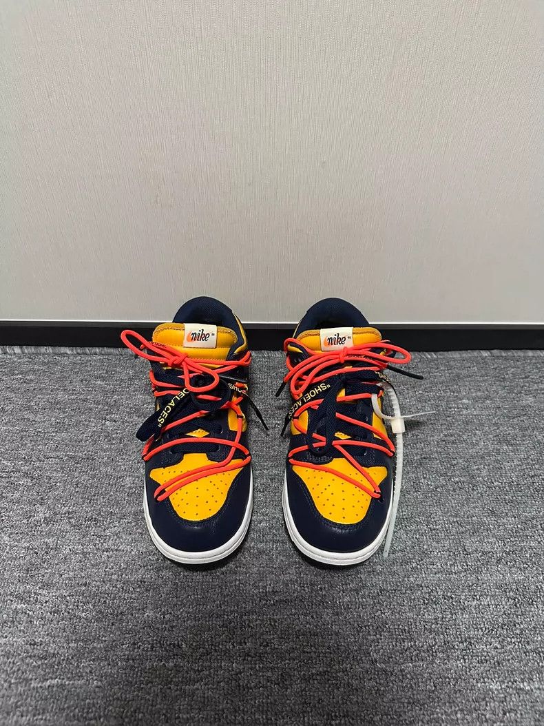 Off-White OW Dunk Black Obsidian Sneakers 40.5 Size Size US 8.5 / EU 41-42 - 2 Thumbnail