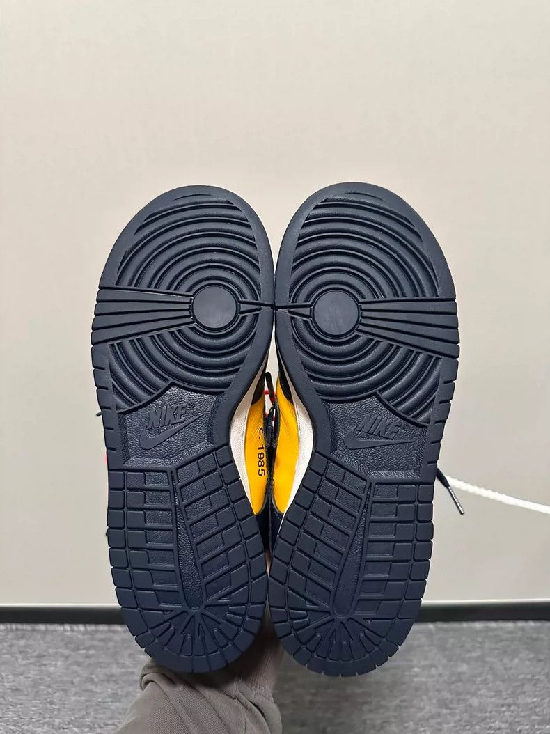 Off-White OW Dunk Black Obsidian Sneakers 40.5 Size Size US 8.5 / EU 41-42 - 5 Thumbnail