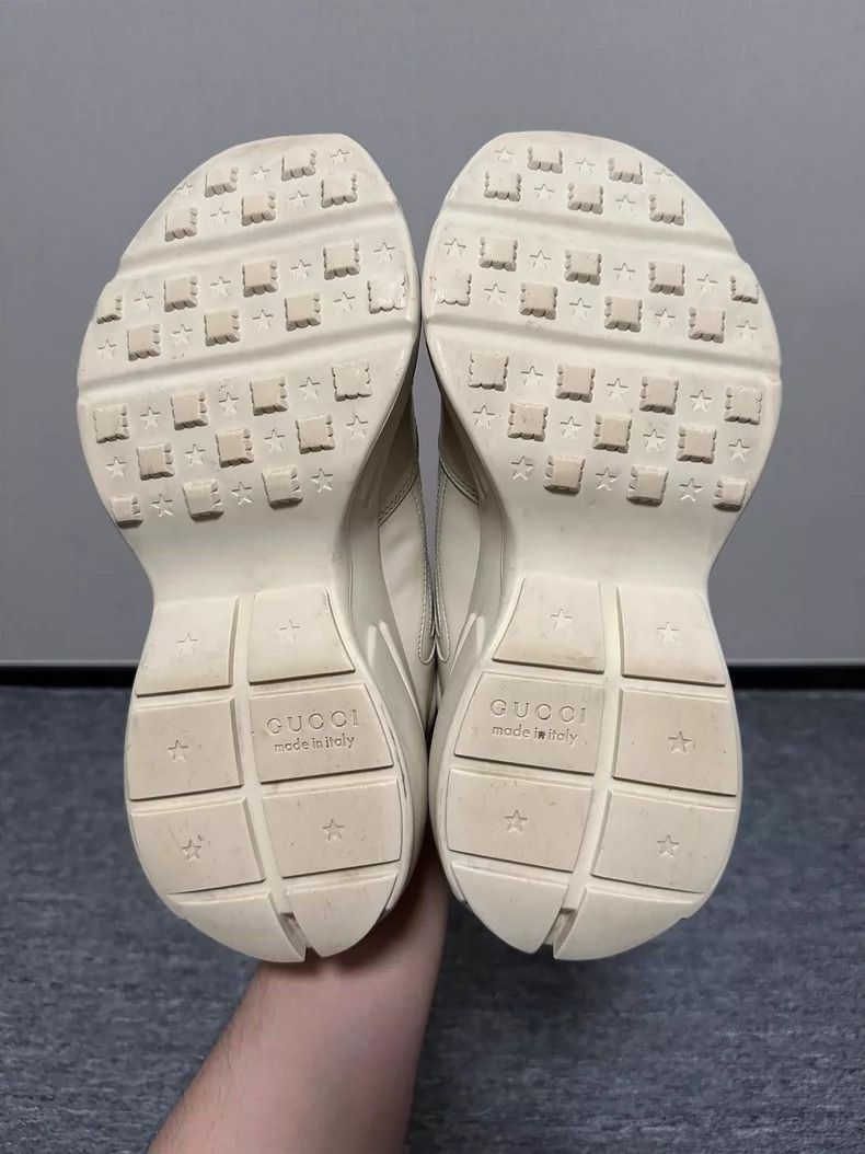 Gucci GUCCI Dad Shoes in Ivory White Size US 7 / EU 40 - 4 Thumbnail