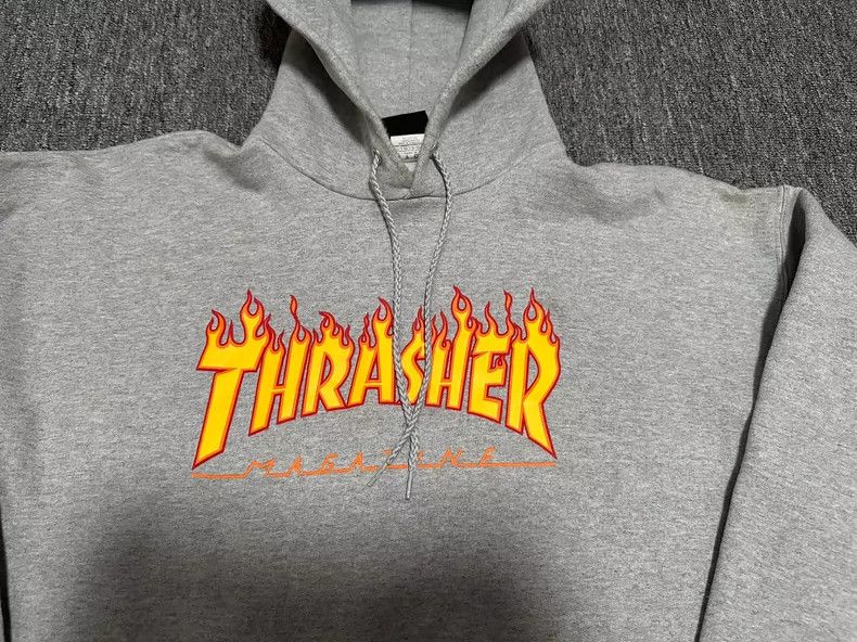 Other Thrasher Flame Logo Hooded Sweatshirt Size US L / EU 52-54 / 3 - 2 Thumbnail